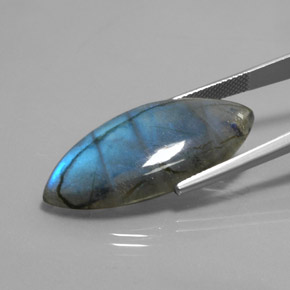 Labradorita multicolorido natural 21,02ct, transparente, transparente/translúcido