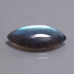 Labradorita multicolorido natural 12,31ct, marquise, translúcido