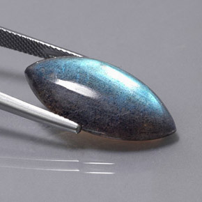 Labradorita multicolorido natural 12,31ct, marquise, translúcido