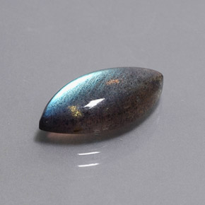 Labradorita multicolorido natural 5,19ct, transparente, transparente/translúcido