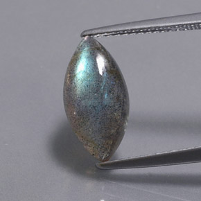 Labradorita multicolorido natural 2,98ct, transparente, transparente/translúcido