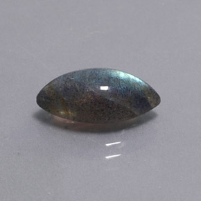 Labradorita multicolorido natural 2,98ct, transparente, transparente/translúcido