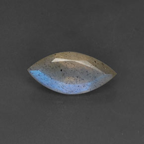 Labradorita azul natural 2,19ct, transparente, transparente/translúcido