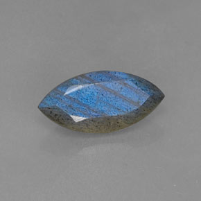 Labradorita azul natural 2,70ct, marquise, translúcido