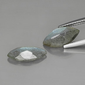 Pedras preciosas de labradorita multicolorido natural de  ct, transparente, transparente/translúcido
