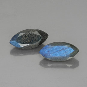 Pedras preciosas de labradorita multicolorido natural de  ct, transparente, transparente/translúcido