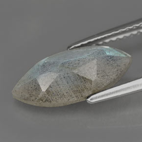 Labradorita multicolorido natural 2,55ct, marquise, translúcido