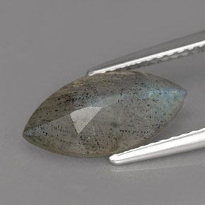 Labradorita multicolorido natural 2,53ct, marquise, translúcido