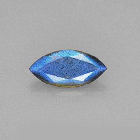 Labradorita azul natural 2,30ct, transparente, transparente/translúcido