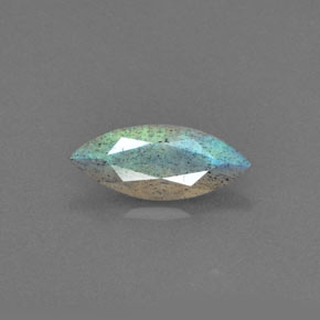 Labradorita azul natural 1,40ct, transparente, transparente/translúcido