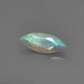 Labradorita azul natural 1,40ct, transparente, transparente/translúcido