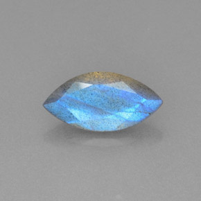 Labradorita azul natural 2,15ct, transparente, transparente/translúcido