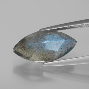 Labradorita azul natural 2,82ct, transparente, transparente/translúcido