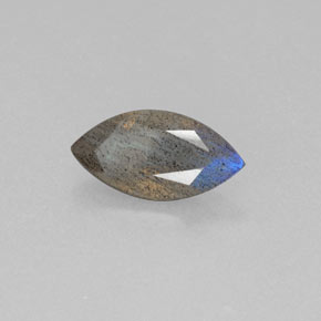 Labradorita azul natural 2,62ct, transparente, transparente/translúcido