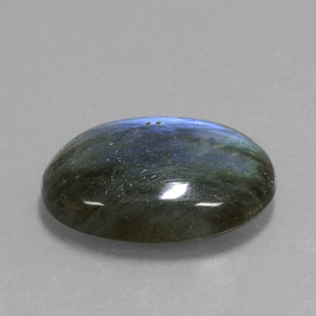 Labradorita azul natural 14,95ct, corte oval, transparente