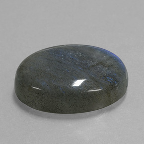 Labradorita azul natural 21,99ct, corte oval, transparente