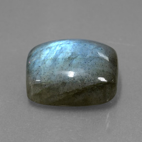 Labradorita azul natural 10,01ct, almofada cortada, translúcido