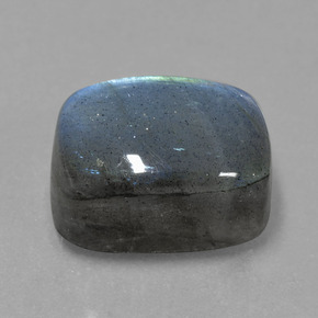 Labradorita azul natural 10,66ct, almofada cortada, translúcido