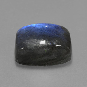 Labradorita azul natural 9,44ct, almofada cortada, translúcido
