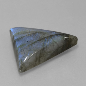 Labradorita azul natural 18,46ct, trillion, translúcido