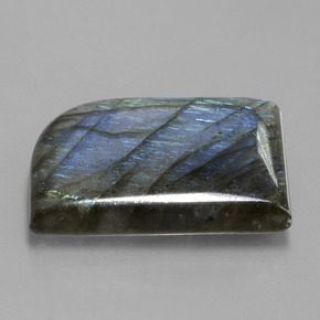 Labradorita azul natural 39,46ct, forma extravagante, translúcido