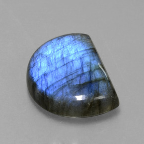 Labradorita azul natural 12,78ct, forma extravagante, translúcido