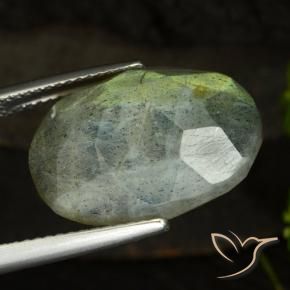 Labradorita Multicolorido Natural 14.58ct, oval, Translúcido