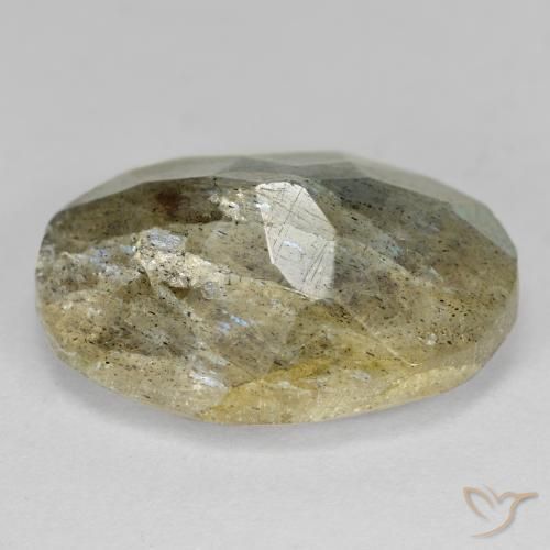 Labradorita Multicolorido Natural 11.84ct, oval, Translúcido