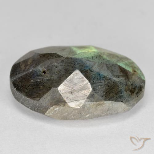Labradorita Multicolorido Natural 11.45ct, oval, Translúcido