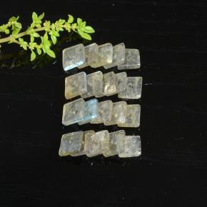 Pedras preciosas de Labradorita Multicolorido natural de 7.92 ct, Quadrado, Translúcido