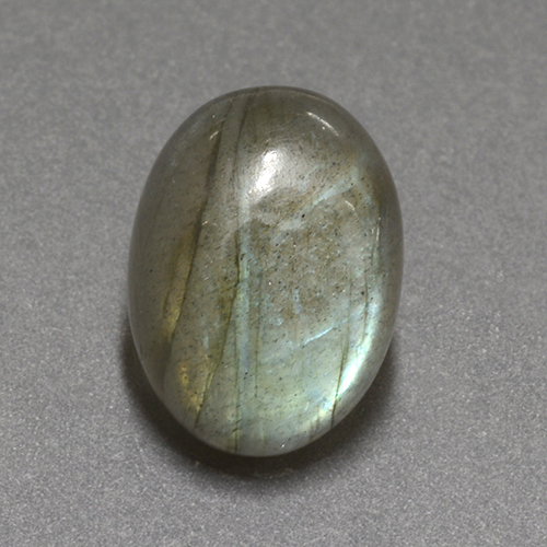 Labradorita multicolorido natural 10,83ct, corte oval, translúcido