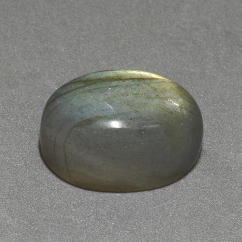 Labradorita multicolorido natural 10,83ct, corte oval, translúcido