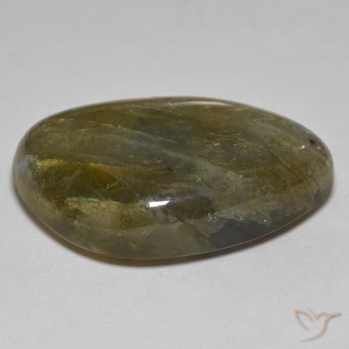 Labradorita multicolorido natural 25,09ct, forma extravagante, opaco