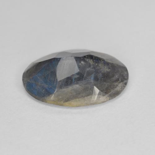 Labradorita Multicolorido Natural 3.84ct, Corte Oval, Translúcido