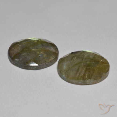 Pedras preciosas de Labradorita Multicolorido natural de 11.65 ct, Redondo, Translúcido