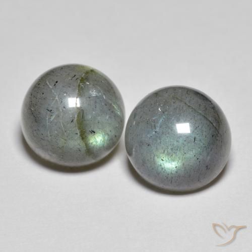 Pedras preciosas de Labradorita Multicolorido natural de 7.36 ct, Redondo, Opaco