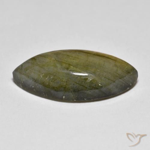Labradorita Multicolorido Natural 10.67ct, Marquesa, Translúcido