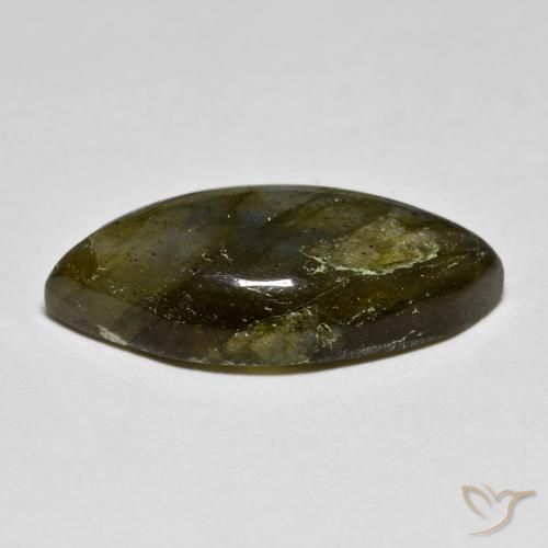 Labradorita Multicolorido Natural 9.84ct, Marquesa, Translúcido