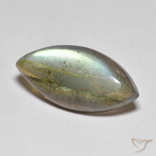 9.96ct Natural Multicolorido Labradorita, Marquesa, Translúcido
