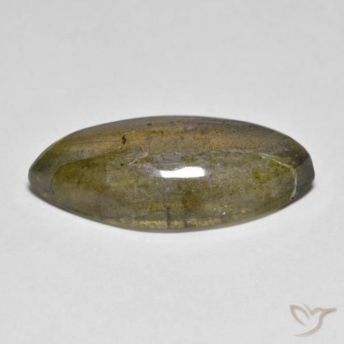Labradorita Multicolorido Natural 9.96ct, Marquesa, Translúcido