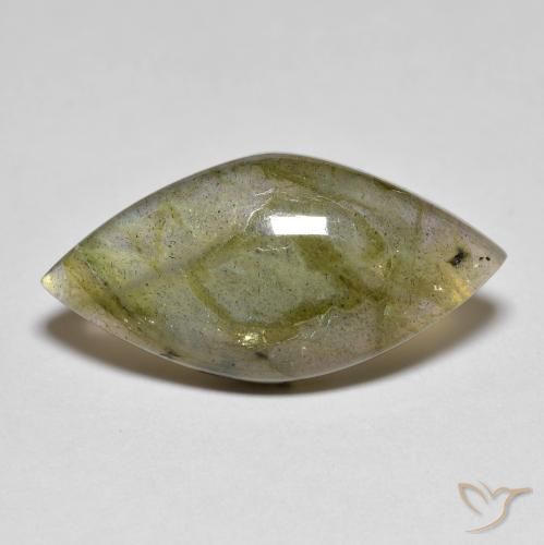 8.22ct Natural Multicolorido Labradorita, Marquesa, Translúcido