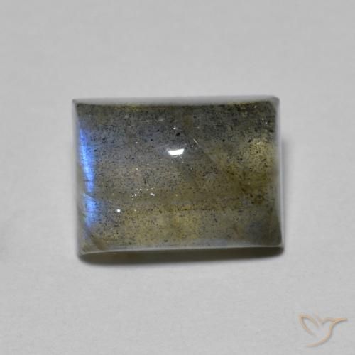 2.71ct Natural Multicolorido Labradorita, baguete, Transparente