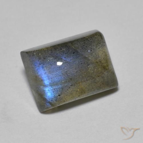 Labradorita Multicolorido Natural 2.71ct, baguete, Transparente