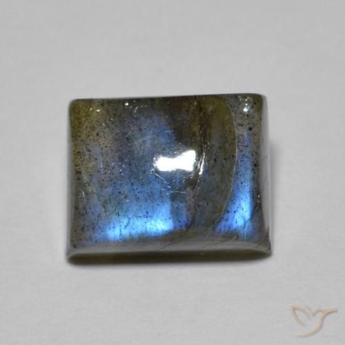 2.11ct Natural Multicolorido Labradorita, baguete, Translúcido