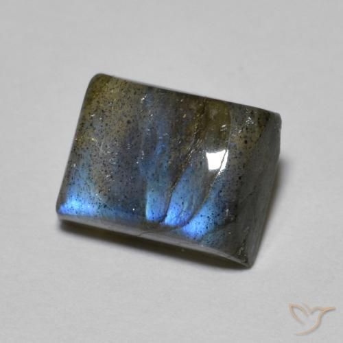 Labradorita Multicolorido Natural 2.11ct, baguete, Translúcido