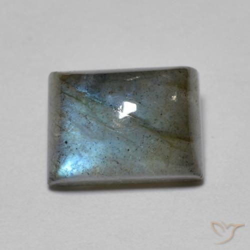 2.46ct Natural Multicolorido Labradorita, baguete, Translúcido