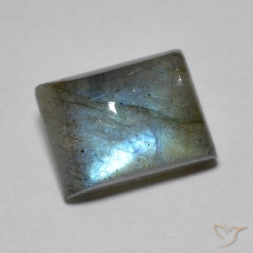 Labradorita Multicolorido Natural 2.46ct, baguete, Translúcido