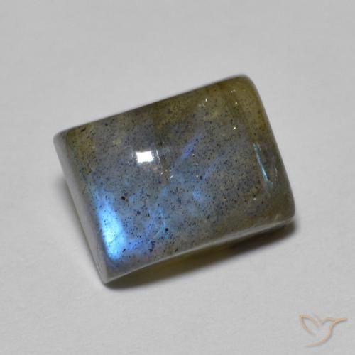 Labradorita Multicolorido Natural 3.18ct, baguete, Translúcido