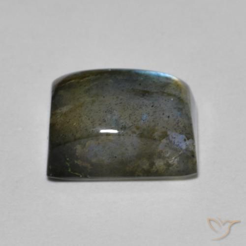 Labradorita Multicolorido Natural 2.20ct, baguete, Translúcido