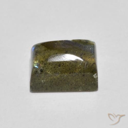 Labradorita Multicolorido Natural 2.02ct, baguete, Transparente